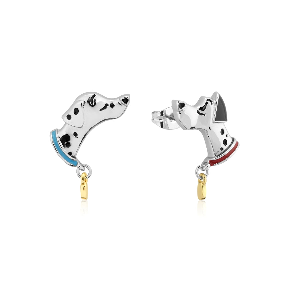 Disney_101_Dalmatian_Pongo_Perdita_Stud_Earrings_White_Gold_Couture_Kingdom_DSE652