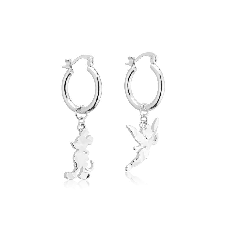 Disney_100_Couture_Kingdom_Facet_Hoop_Earrings_Mickey_Tinker_Bell_White_Gold_Jewellery