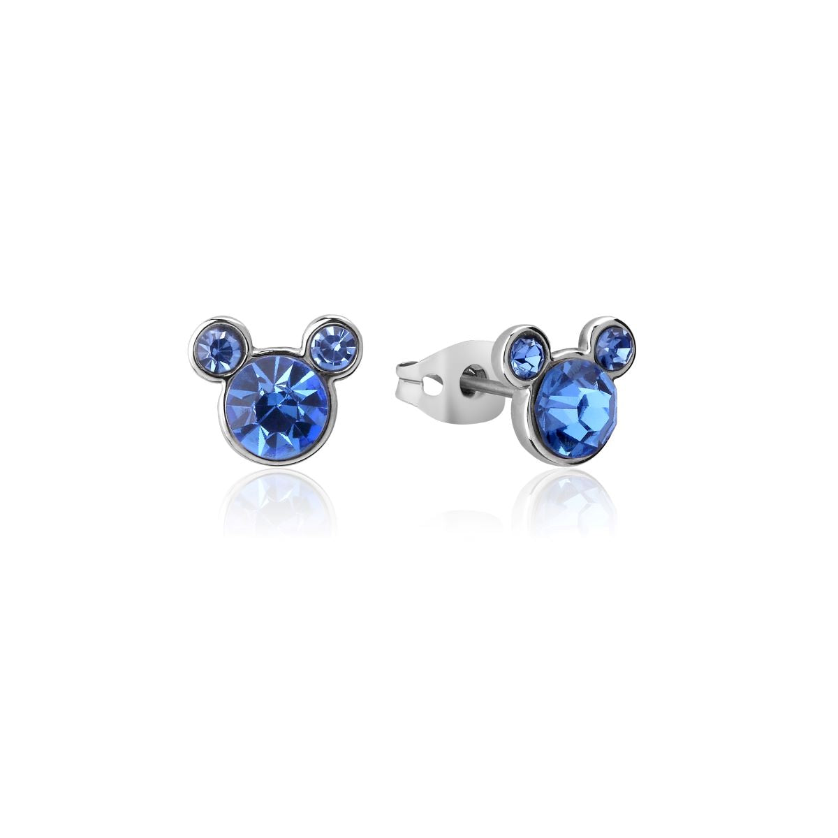 ECC Disney Mickey September Birthstone Stud Earrings