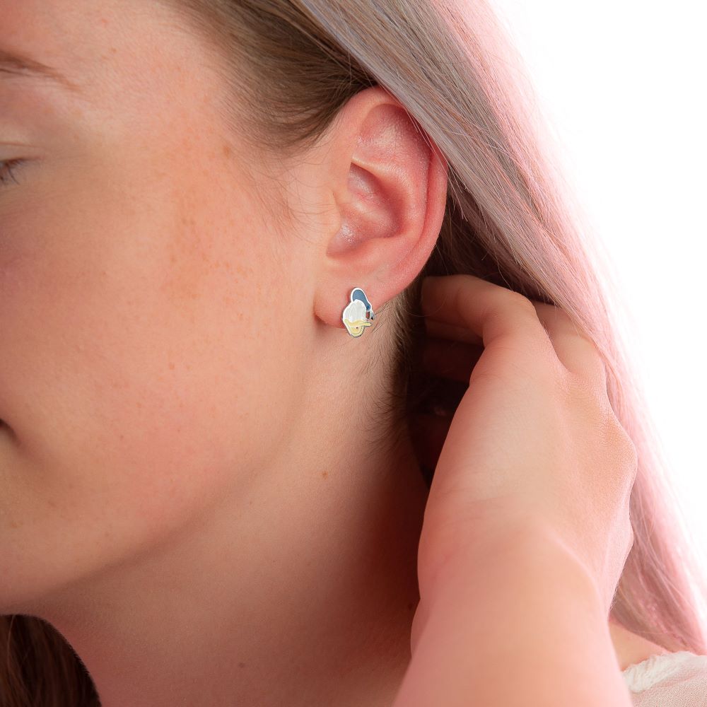 Disney_Donald_Duck_Enamel_Stainless_Steel_Stud_Earrings