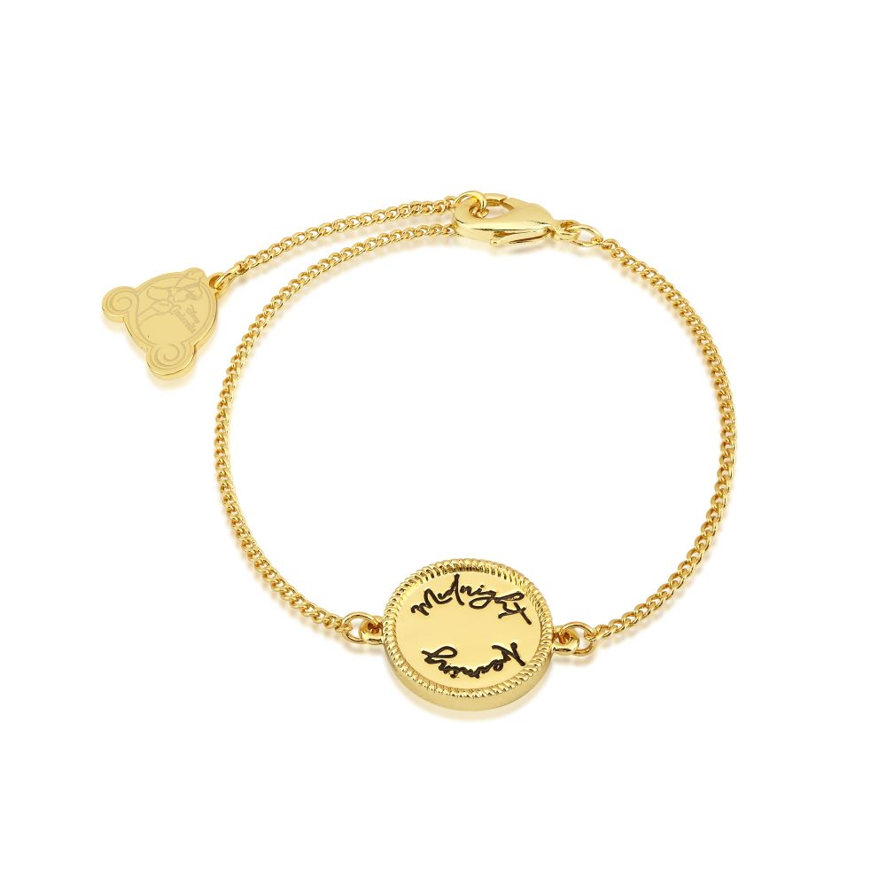 Disney_Princess_Cinderella_Midnight_Medallion_Bracelet_Yellow_Gold_Back_View_Couture_Kingdom_DYB1014