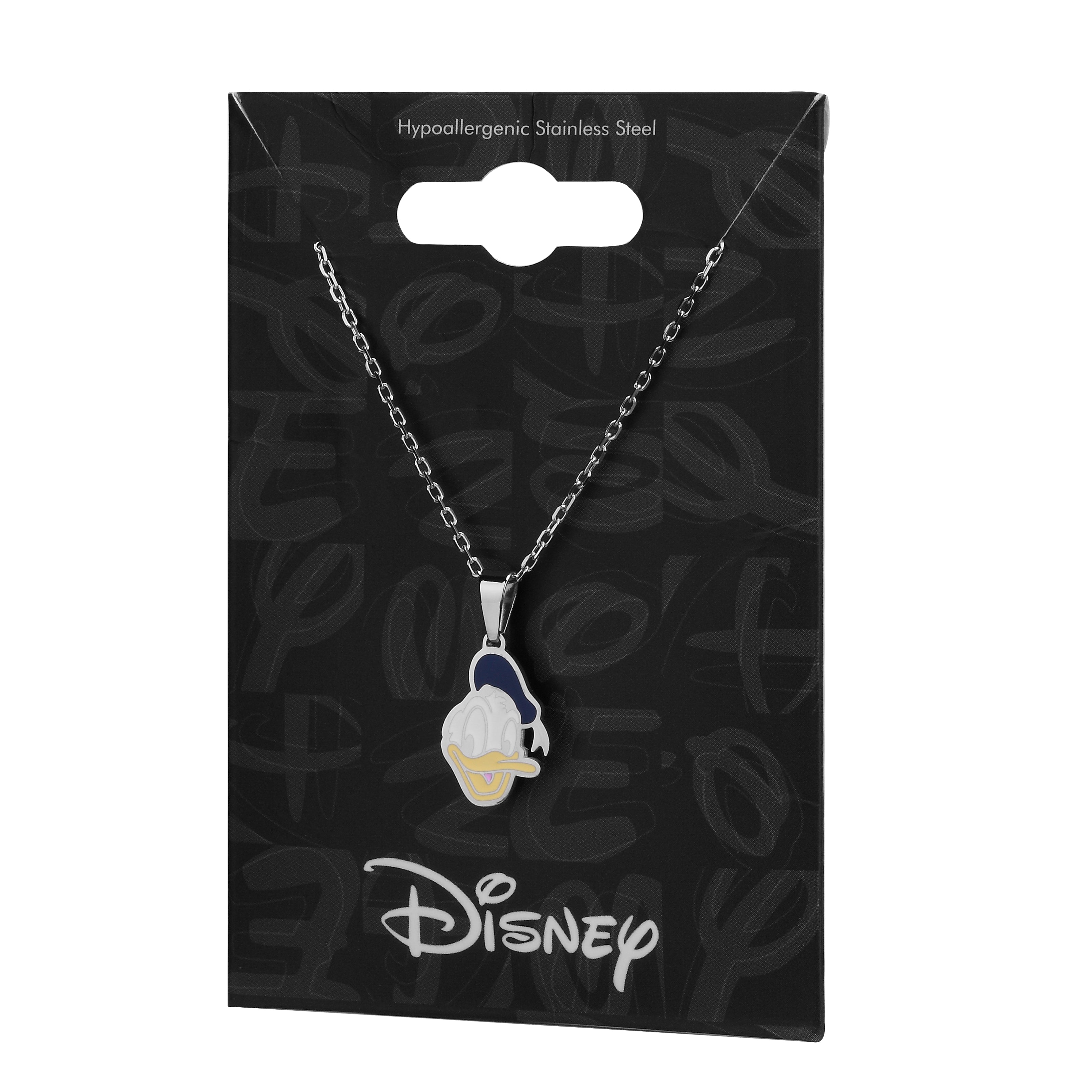 ECC Donald Duck Enamel Necklace