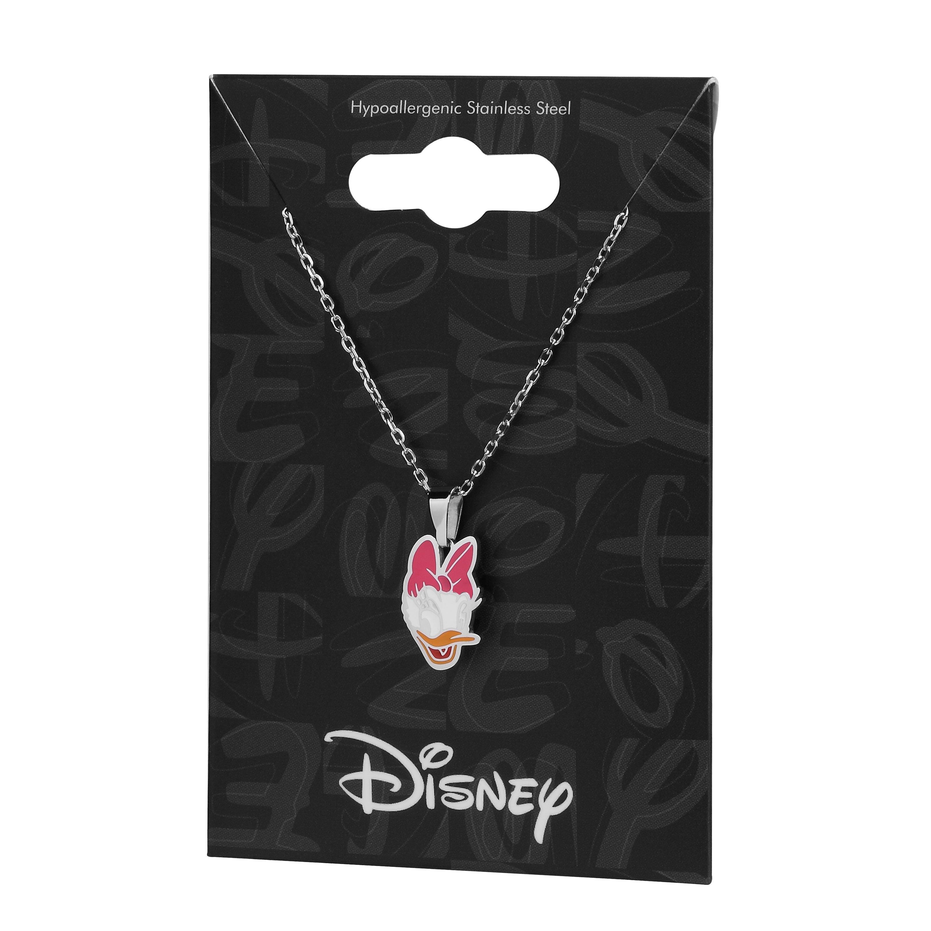 ECC Daisy Duck Enamel Necklace