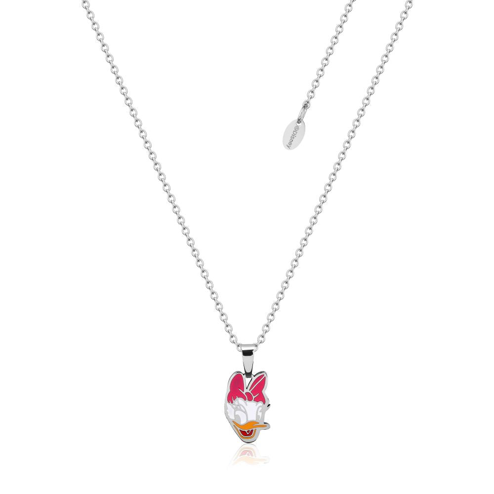 ECC Daisy Duck Enamel Necklace
