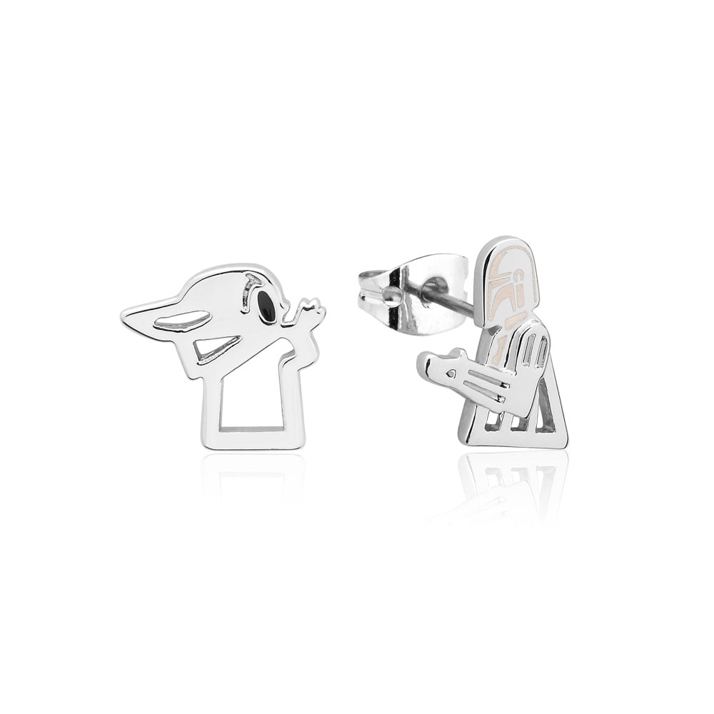 The Mandalorian & Grogu Mix-Match Stud Earrings