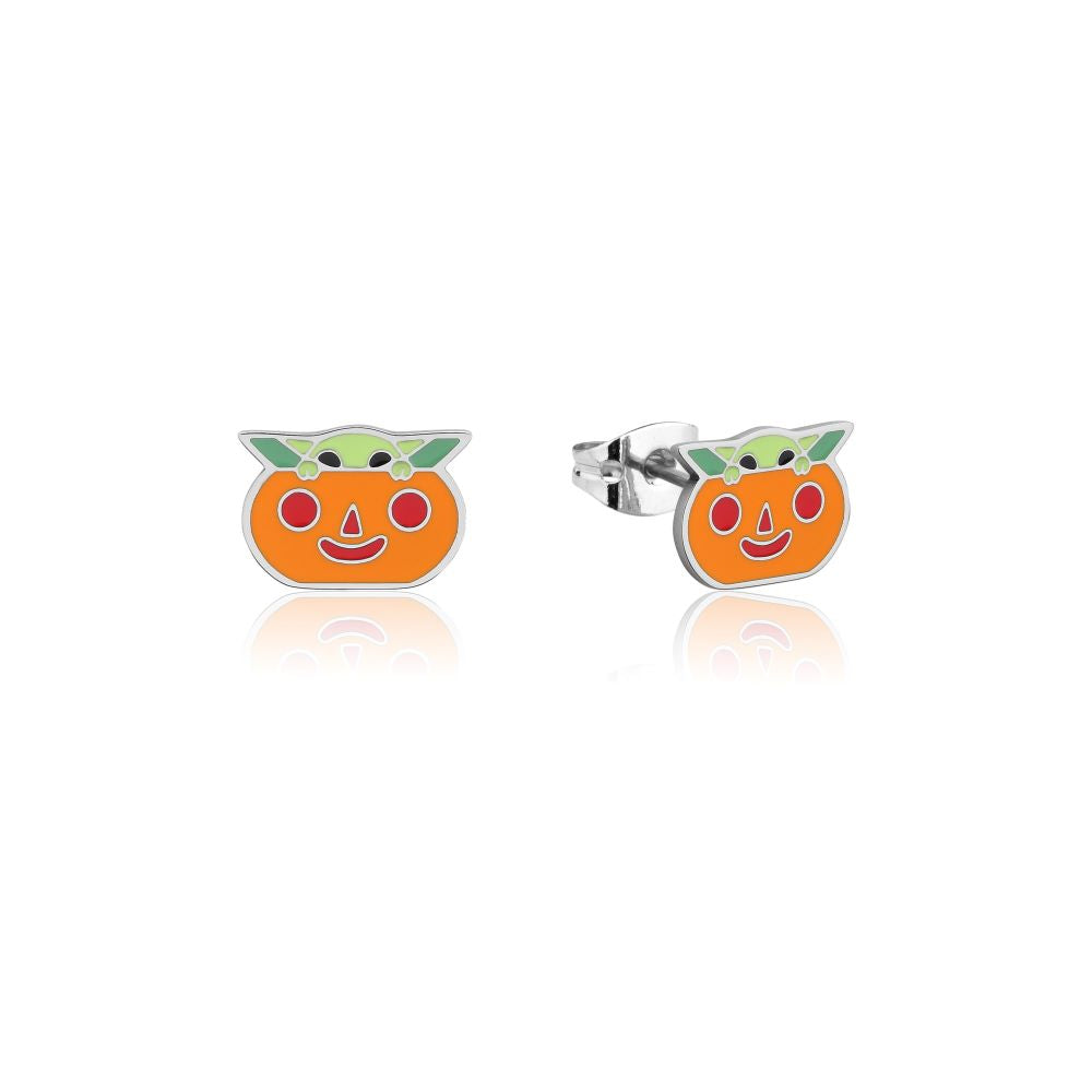 Star_Wars_Mandalorian_Grogu_Pumpkin_Stainless_Steel_Stud_Earrings_Couture_Kingdom_SPE166