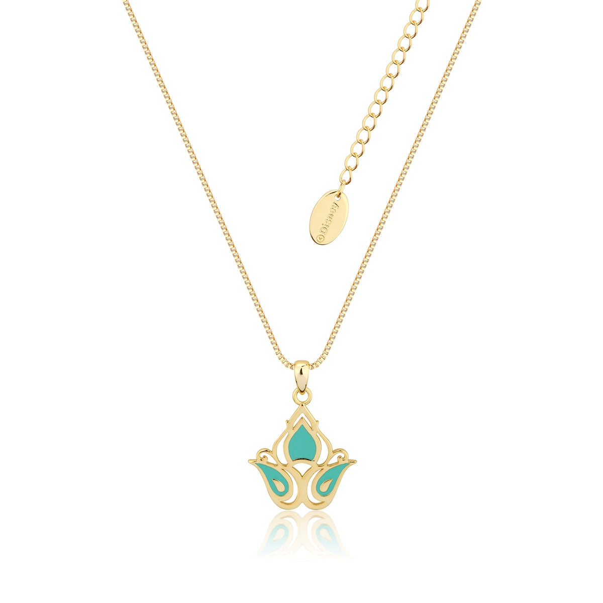 Disney-Aladdin-Princess-Jasmine-Necklace-Yellow-Gold-Jewellery-by-Couture-Kingdom-DYN588
