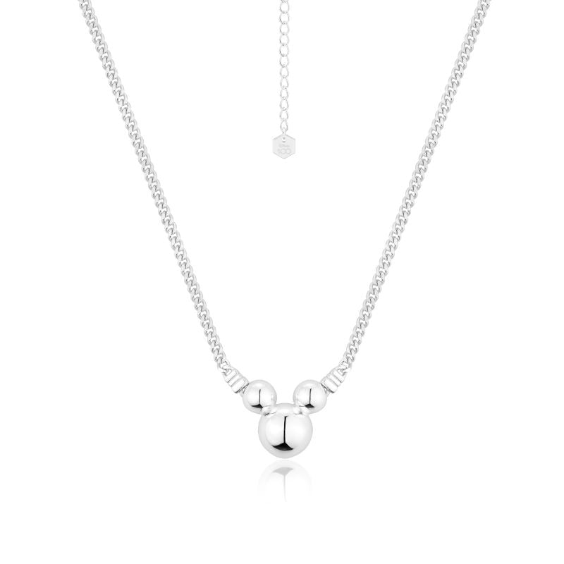 Disney_100_Mickey_Mouse_Pendant_Curb_Chain_Necklace_White_Gold_Jewellery_Couture_Kingdom_DSN1106