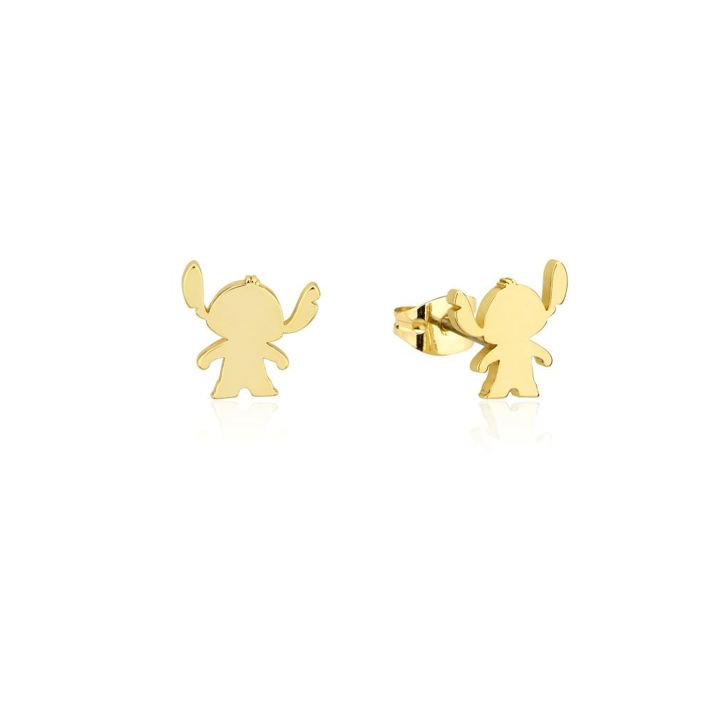 Disney_Lilo_Stitch_Couture_Kingdom_Yellow_Gold_Stud_Earrings_Ohana_DYE1089
