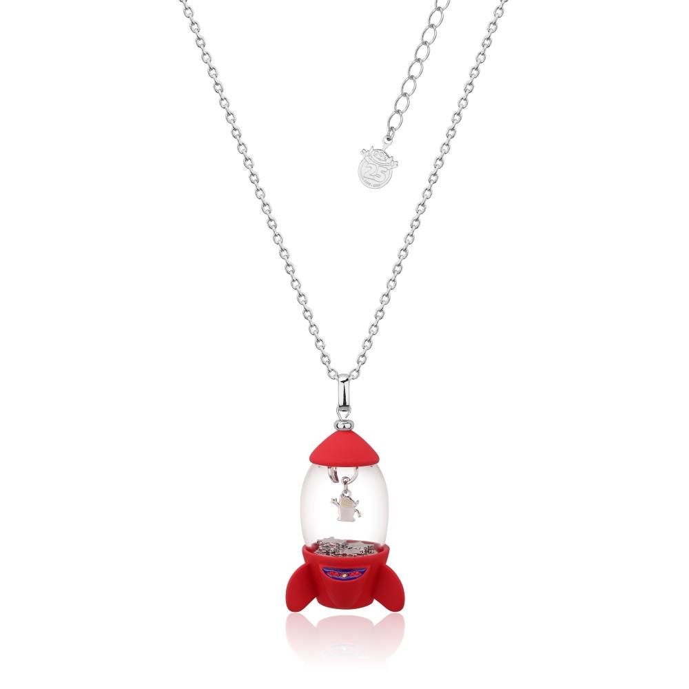 Pizza Planet Rocket Necklace