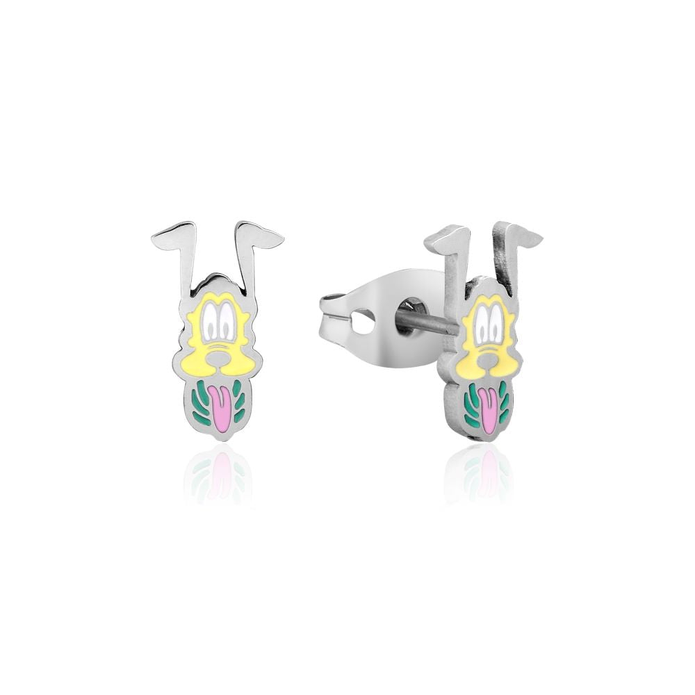 ECC Disney Pluto Enamel Stud Earrings