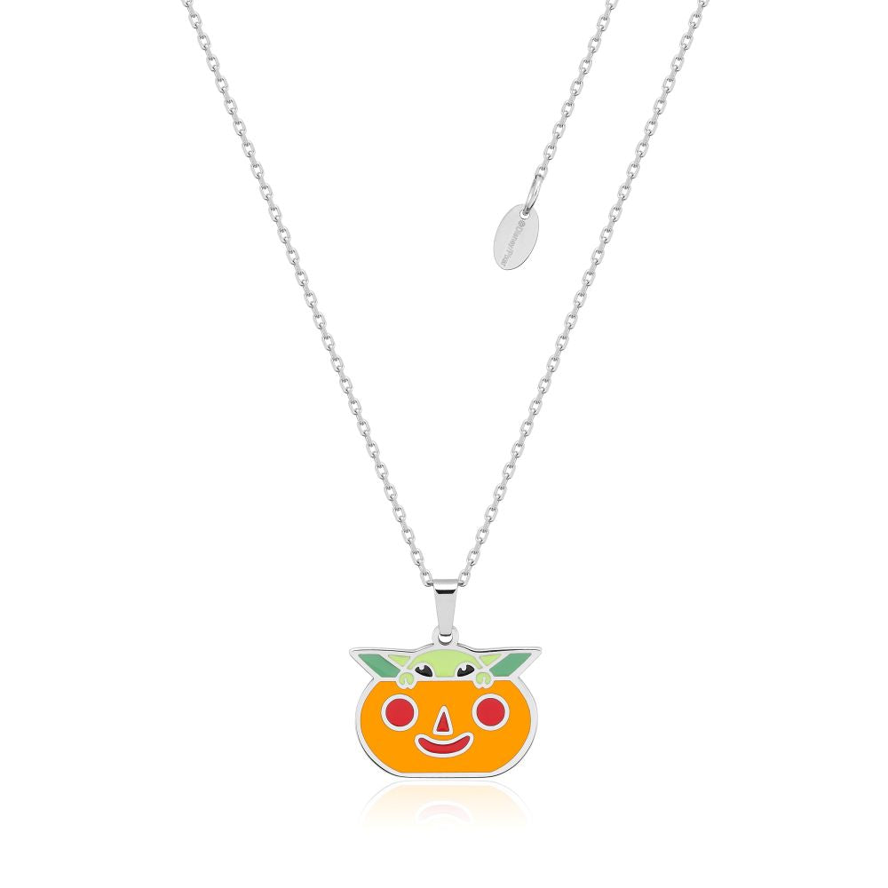 Star_Wars_Mandalorian_Grogu_Pumpkin_Stainless_Steel_Necklace_Couture_Kingdom_SPN166